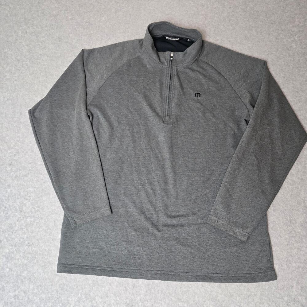 Travis Mathew Men's Pullover 1/4 Zip Cotton Blend Performance Sweater - Size XL